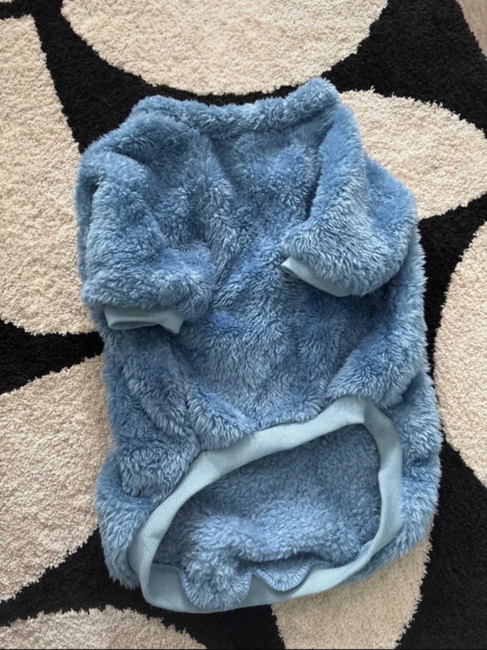 Cozy Plush Light Blue Pet top - Picture 2 of 2